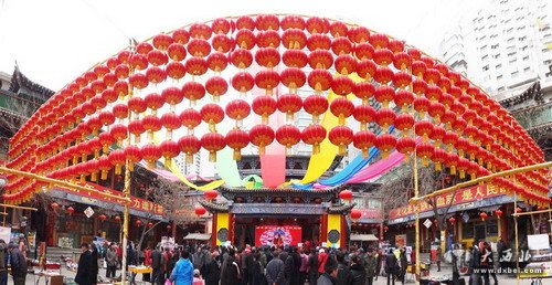 蘭州隍廟春節民俗文化豐富多彩