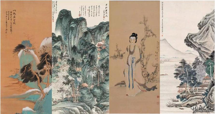 看高手張大千如何作假畫(huà)的