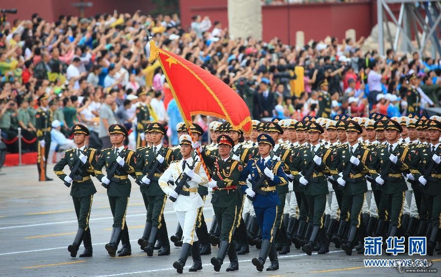 紀念抗戰勝利70周年大會(huì )進(jìn)行專(zhuān)項演練
