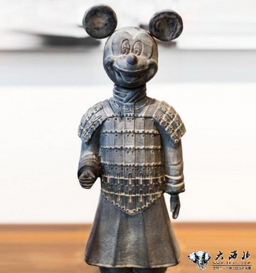 最炫民族風(fēng)！兵馬俑混搭美國卡通人物